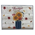 thumbnail image 5 of Serafina Home Fall Thankful Sunflowers Dish Drying Mat For The Counter 15" x 20" inches, 5 of 5
