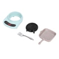 thumbnail image 5 of 1:12 Juego de utensilios de cocina para casa de muñecas, simulación de aleación, olla, espátula, accesorio de cocina en miniatura, verde, 5 of 5