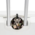 thumbnail image 3 of Koala Set of 2pcs PU Leather Round Suitcase Tags with Privacy Cover and Name ID Tag - Ideal for Travel Luggage, Handbags, Backpacks, School Bags, 3 of 6