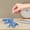 Blue, variant on Christmas 3D Printed Articulated Chameleon Model Flexible Jointed Lizard Toy for Anxiety Relief and Creative Room Decor, Blue 6 Inch