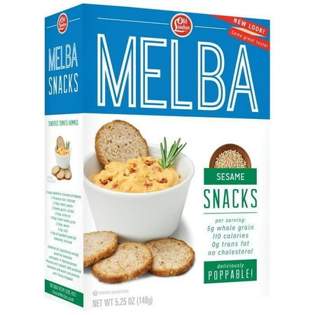 Old London Melba Snacks Sesame 5.25 Oz (Pack of