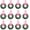 Pink, variant on Wishrage 12PCS Christmas Kitchen Cabinet Wreaths with Ribbon 3.94 Inch Mini Christmas Wreath Small Kitchen Xmas Decor for Window Door