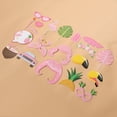 thumbnail image 2 of Tropical Hawaii Theme Summer Beach Photo Booth Set Luau Party Supplies Photo Props Beard Wedding Birthday Decoration (Pink), 2 of 8