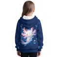 thumbnail image 3 of Pzuqiu Axolotl Boys Hoodies Sweatshirts 8-9 Warm Casual Long Sleeve Jacket Outfits Stretchy Children Fall Coat Comfortable Fall Outerwear Versatile for Boys Teens Youth, 3 of 7