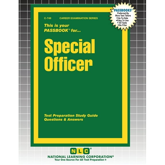 Career Examination Special Officer, Book 749, (Paperback)