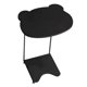 thumbnail image 3 of Mesa auxiliar con ruedas, creativa y bonita, ideal para sofá de apartamento. Negro, 3 of 9