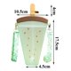 thumbnail image 4 of Botella con pajita para hombro con forma de sandía y agua helada, vaso y botella de hielo, 4 of 7