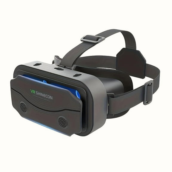 3D VR Headset with Binocular Vision - No Power Required, Compatible with Smartphone, PC, PS4, Xbox - Adjustable & Lightweight for Movies/Games/Training - All Ages Gift - PVC Material