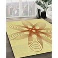 thumbnail image 2 of Ahgly Company Indoor Rectangle Patterned Sun Yellow Area Rugs, 3' x 5', 2 of 6