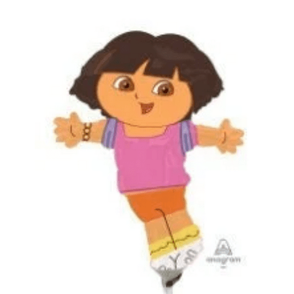 14" DORA The EXPLORER Mini Shape Balloon (Air-Fill Only) • Party Supplies Decorations Foil Mylar Balloon