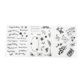 thumbnail image 1 of Sellos transparentes duraderos, reutilizables, transparentes, seguros, TPR, accesorios decorativos para hacer tarjetas para manualidades DIY, 3 uds., 1 of 8