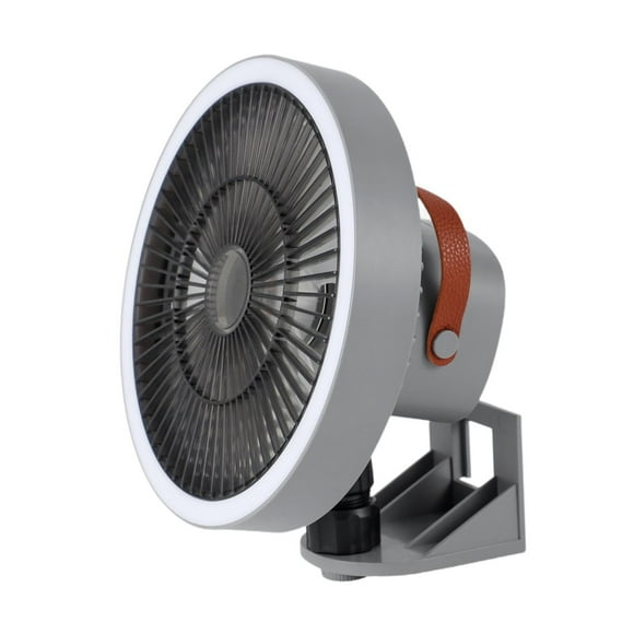 Ventilador de montaje en pared Ventilador oscilante Instalación simple Conveniente Multifunción Viento de alta velocidad con RC para dormitorio Base Gris