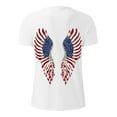 thumbnail image 4 of Taqqpue 4th Of July Merica Abe Boys Men Women American Flag Short Sleeve Memorial Day T-Shirt M-4XL, 4 of 6