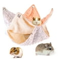 thumbnail image 3 of Small Pet Cage Hammock, Double-Layer Rat Hammock Hanging Bed, Warm Ferret Cage Hammock, Pet Swinging Bed for Sugar Glider Fleece Chinchilla, 3 of 8
