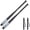 Black, variant on DUNCHATY 2 Pack 30 inch Weighted Baseball Bat, Carbon Steel Swing Trainer, Anti-Rust Coating, Non-Slip Grip, Blue