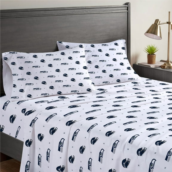 Seattle Seahawks Four-Piece Full Sheet Set