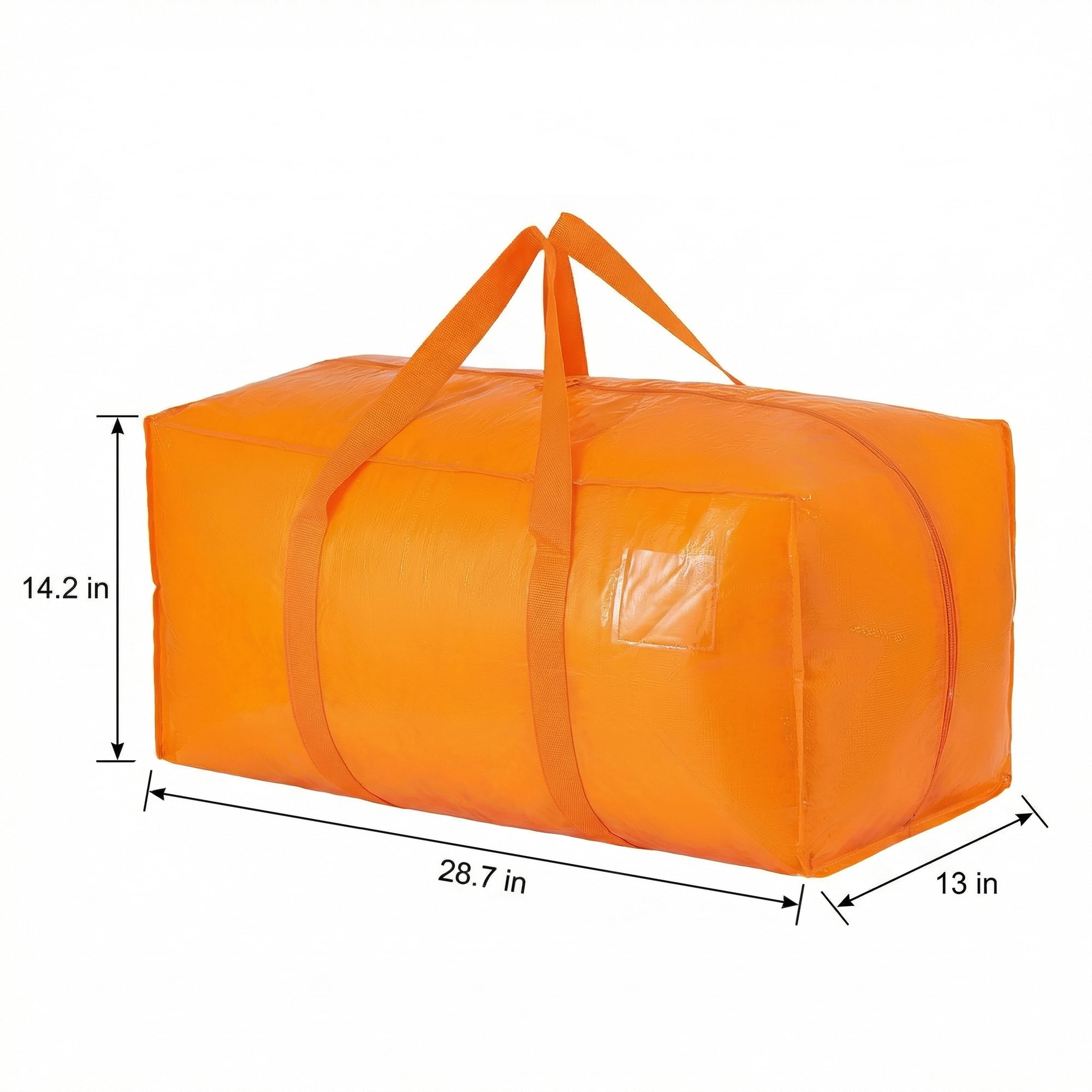Unique Bargains Storage Bag for Organizing Bedroom with Handle Yellow 28.74"x14.17"x12.99"
