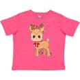 thumbnail image 3 of Inktastic Cute Christmas Reindeer with Christmas Lights Boys or Girls Toddler T-Shirt, 3 of 5