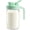 Green, variant on GOSCHE Breast Milk Pitcher Wide Mouth Glass Mason Jar Pitcher Leak Proof Milk Pitcher with Lid and Pour Spout Gray 32oz