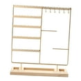 thumbnail image 5 of yuksok Jewelry Rack Rings Jewelry Display Stand for Shops Live Broadcast Photography Golden, 5 of 9
