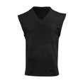 thumbnail image 4 of YLSDY Men's Oversized V Neck Knitted Tank Tops Casual Summer Sleeveless Bodybuilding Workout Muscle Tee Shirts Black L, 4 of 9