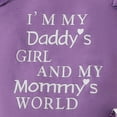 thumbnail image 5 of Paguaki I’M MY Daddy’s GIRL AND MY Mommy’s WORLD Baby Clothes Girl Newborn Infant Girls Summer Outfit Romper Floral Shorts Headband 3-Piece Set, 5 of 6