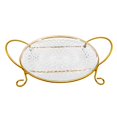 thumbnail image 4 of AMLESO Fruit Plate Cupcake Dessert Plates Organizer Modern Multi-use Storage Tray Snack Large, 4 of 8