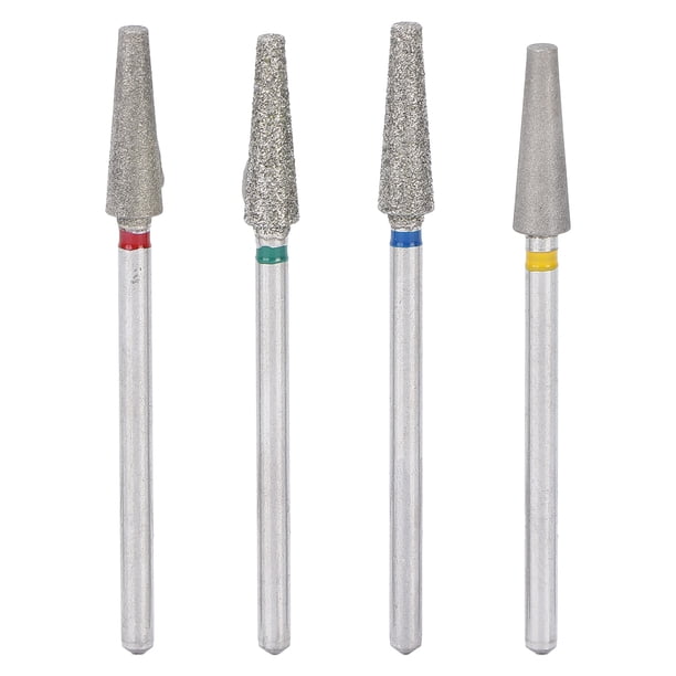 Brocas para uas, cabeza para pulir uas con caja de almacenamiento para el hogar para técnico de uas para salón de uas,Brocas para uas, cabezal para pulir uas, cabezal para lijar uas, cabezal para puli