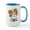 White/Blue Inside, variant on CafePress - Blenheim CKCS Rocker Large Mug - 15 oz Ceramic Large White Novelty Mug