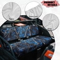 thumbnail image 4 of Yuyamidu Blue Wood UTV Seat Cover Camo Hunting Mule Bench Seat Cover Easy to Install UTV Accessories Elastic Fabrics for Kawasaki Mule 3000 3010 3020, 4 of 7
