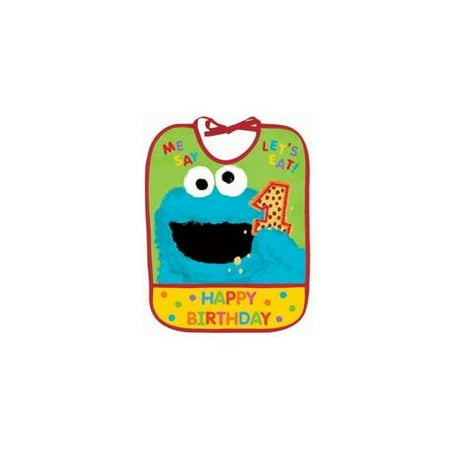 Amscan Sesame Street 1St - 1St Birthday Bib