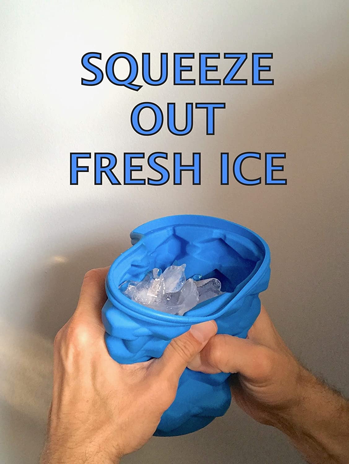 .com: New Ice Cube Maker Silicone Bucket Mold Cooler With Lid  Indoors/Outdoors Use Makes Small Nugget Ice Chips for Soft Drinks Beverage  Wine Beer Whiskey Cocktail Safe Healthy BPA Free Ice Tray