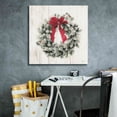 thumbnail image 5 of Epic Graffiti 'Titmouse Christmas Wreath' by Lori Deiter, Canvas Wall Art, 26"x26", 5 of 8