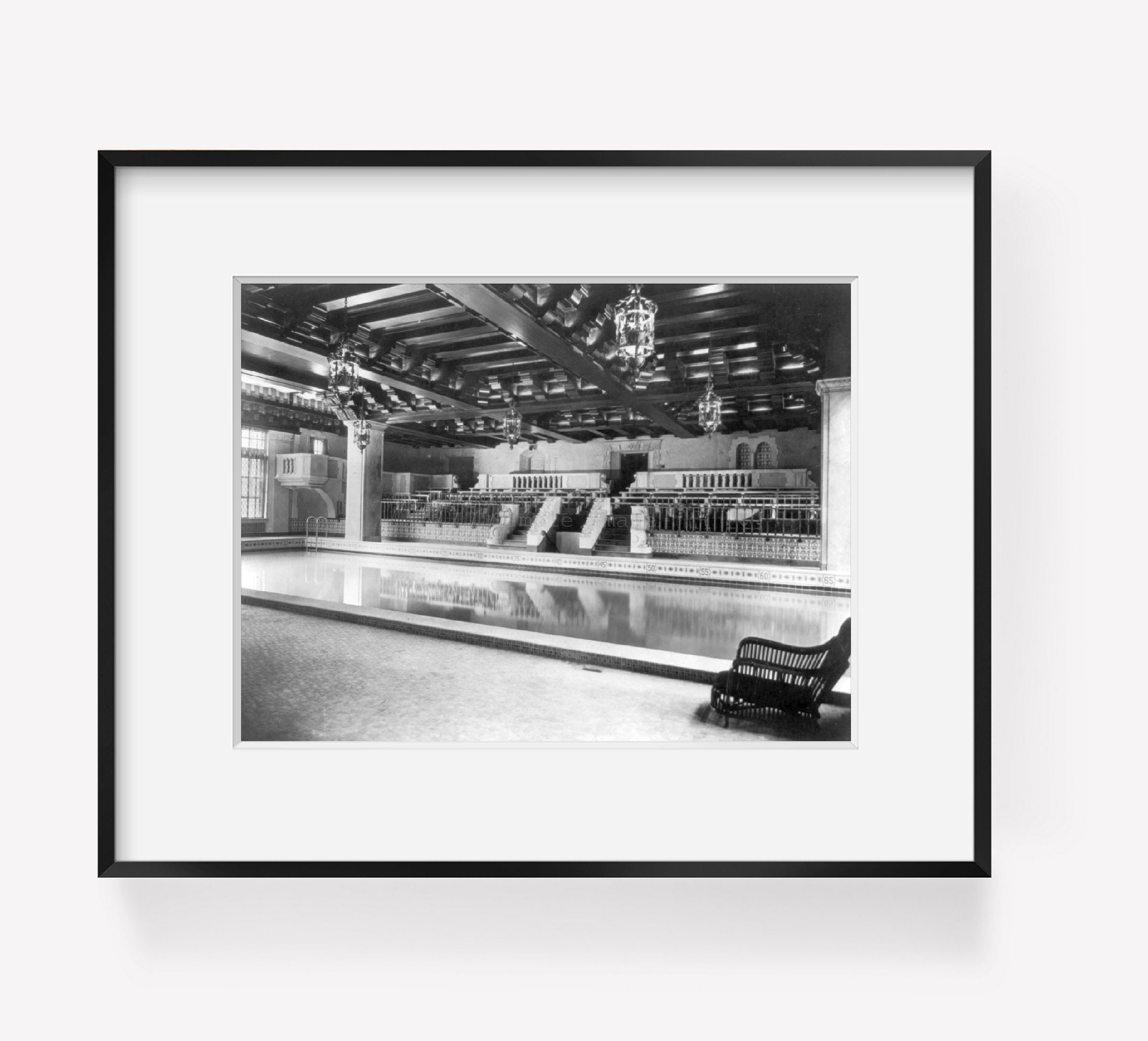 c1929 photograph of Medinah Athletic Club, Chicago, Ill.: Swimming tank 