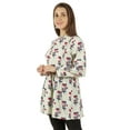 thumbnail image 2 of Moomaya Printed Womens Full Sleeve Tunic Mandarin Collar Fit & Flare Long Top, 2 of 7