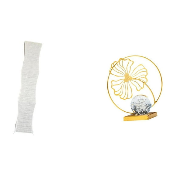 Lámpara de pie de papel con pantalla y estatua de hoja, figura de hierro decorativa para sala de estar, ideal para estantería, escritorio o dormitorio