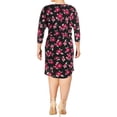 thumbnail image 2 of Lauren Ralph Lauren Womens Plus Floral Print Professional Wear to Work Dress, 2 of 2