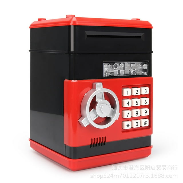 Cajero automático Piggy Bank Roll Money Bank Password Pi