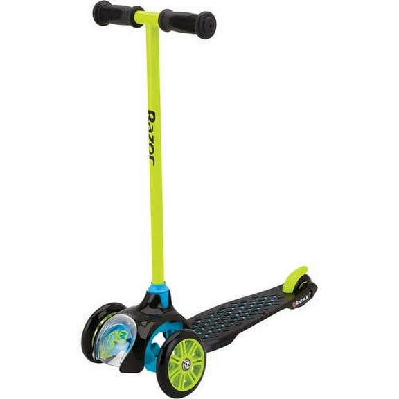 Razor Jr. T3 Three Wheel Kick Scooter - Green, for Preschool Child Ages 3 , up to 48 lbs, Unisex