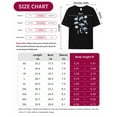 thumbnail image 7 of T Shirts for Women Short Sleeve Cotton Crewneck T-Shirt, Sketch Dolphin Turtle Seahorse Shell Tee Tops Casual Basic T-Shirts, XS-5XL Black L, 7 of 7