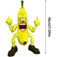 thumbnail image 3 of Estatua de resina divertida con forma de banano con forma de hombre banano, 18 cm, 3 of 3