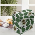 thumbnail image 4 of Avocado Lounger Chair Bag, Pattern with Doodle Avocado Slices Cut in Half and Leaves Print, High Capacity Storage with Handle Container, Lounger Size, Emerald Pale Green Brown, by Ambesonne, 4 of 5