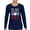 Navy Blue, variant on In My Baseball Mom Era Women's Long Sleeve T-shirt Funny Mom of Boys Best Team Supporter Mother Active Sports Child Mommy