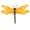 Yellow, variant on GRNSHTS Metal Dragonfly Wall Decor Outdoor Garden Fence Art,Hanging Decorations for Living Room, Bedroom,Garden (Red)