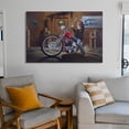 thumbnail image 6 of David Mann Motorcycle Art Gnghost Rider Prints Poster (28) Painting On Canvas Wall Art Poster Scroll Picture Print Living Room Walls Decor Home Posters 16x24inch(40x60cm), 6 of 6