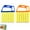 Blue+orange, variant on 7 Finger Blind Cleaner Duster Tool, Washable Microfiber Cleaning Brush for Venetian, Wood Shutters, Air Conditioner Vents, and Car Detailing