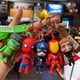 thumbnail image 2 of LLavero de silicona de superhéroe de Marvel, llavero de Los Vengadores, Capitán América, Thor, llavero de coche, mochila de novio, regalos de joyería qiuyongming unisex, 2 of 2