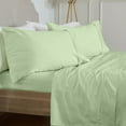 thumbnail image 3 of KG Linens Twin Sateen Sheet Set 1000 Thread Count 15 Inches Deep Pockets, 3Pc Bedding Set, CELERY, 3 of 4