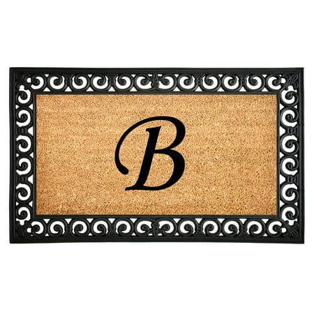 Gabriel Monogram Doormat  18  x 30  (Letter B)