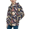 thumbnail image 2 of Kdxio Cartoon Space 1 Pattern Kids Boys Girls Zip Up Hoodie 3D Printed Hooded Sweatshirt Hoody Coat with Pocket 7-12 Y-Medium, 2 of 6
